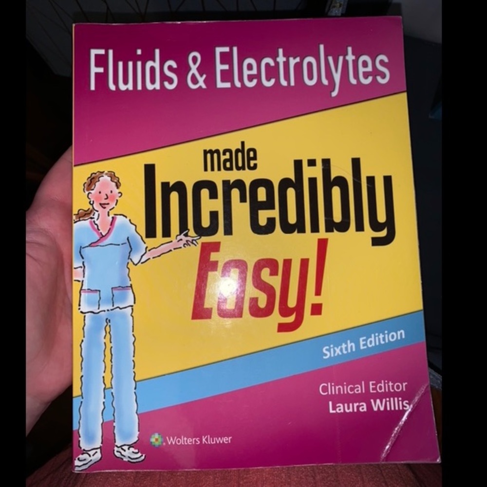 Incredibly easy- fluids and electrolytes